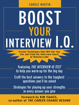 cover image of Boost Your Interview I. Q.